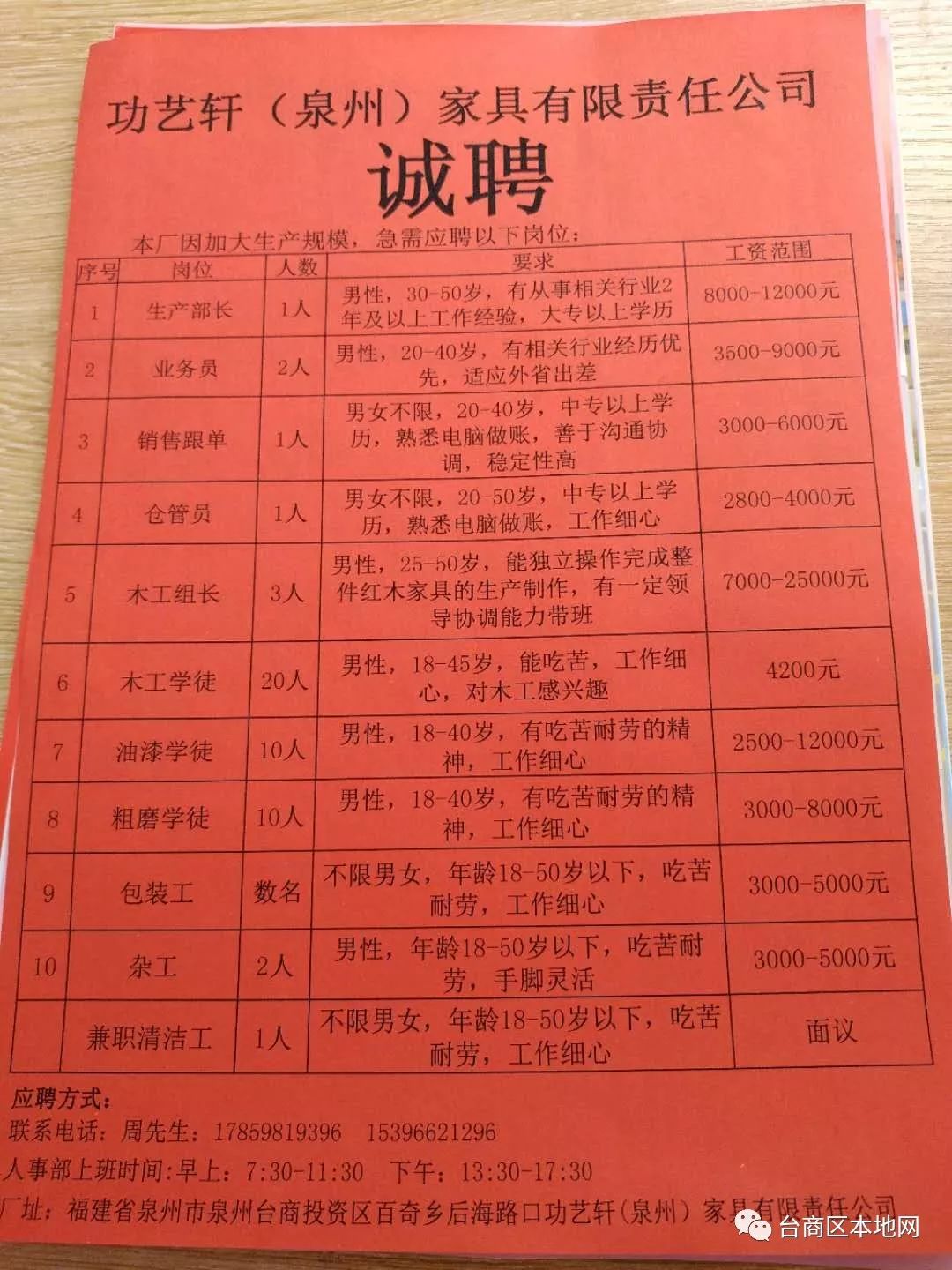 晋江五里招聘小记，爱与陪伴的求职之旅